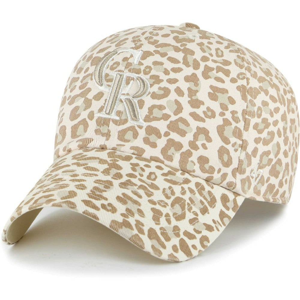 Colorado Rockies Women's Panthera Clean Up Adjustable Hat Natural