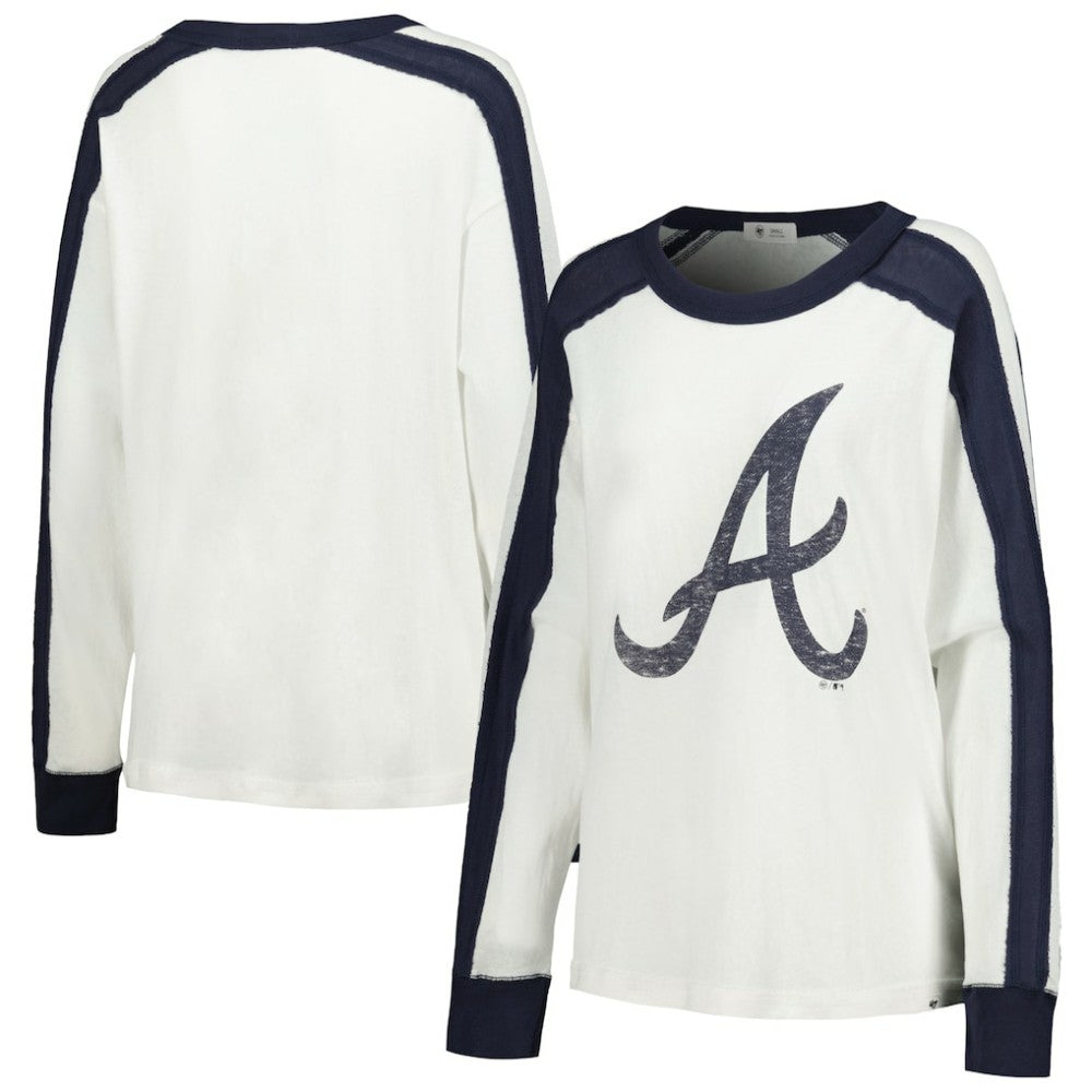 Atlanta Braves Women's Premier Caribou Long Sleeve T-Shirt White