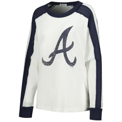 Atlanta Braves Women's Premier Caribou Long Sleeve T-Shirt White