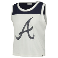 Atlanta Braves Women's Premier Zoey Waist Length Tank Top White