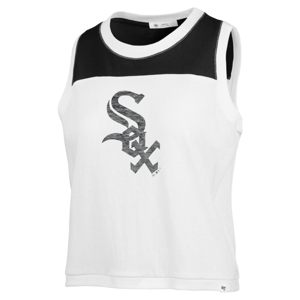 Chicago White Sox Women's Premier Zoey Waist Length Tank Top White
