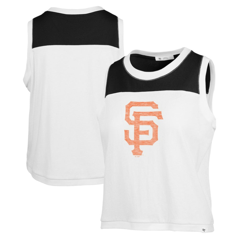 San Francisco Giants Women's Premier Zoey Waist Length Tank Top White