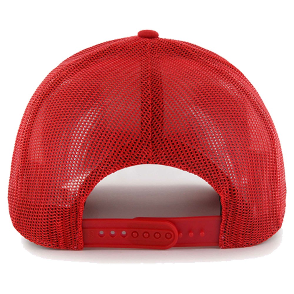 Los Angeles Angels Squad Trucker Adjustable Hat Red