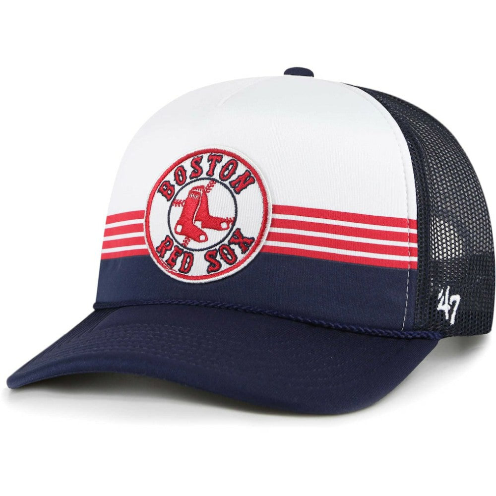 Boston Red Sox Lift Off Foam Front Mesh Trucker Adjustable Hat Navy