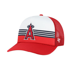 Los Angeles Angels Lift Off Foam Front Mesh Trucker Adjustable Hat Red