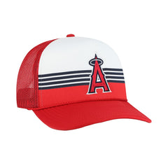 Los Angeles Angels Lift Off Foam Front Mesh Trucker Adjustable Hat Red