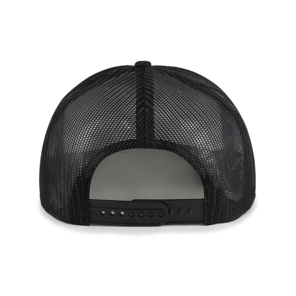 Miami Marlins Lift Off Foam Front Mesh Trucker Adjustable Hat Black