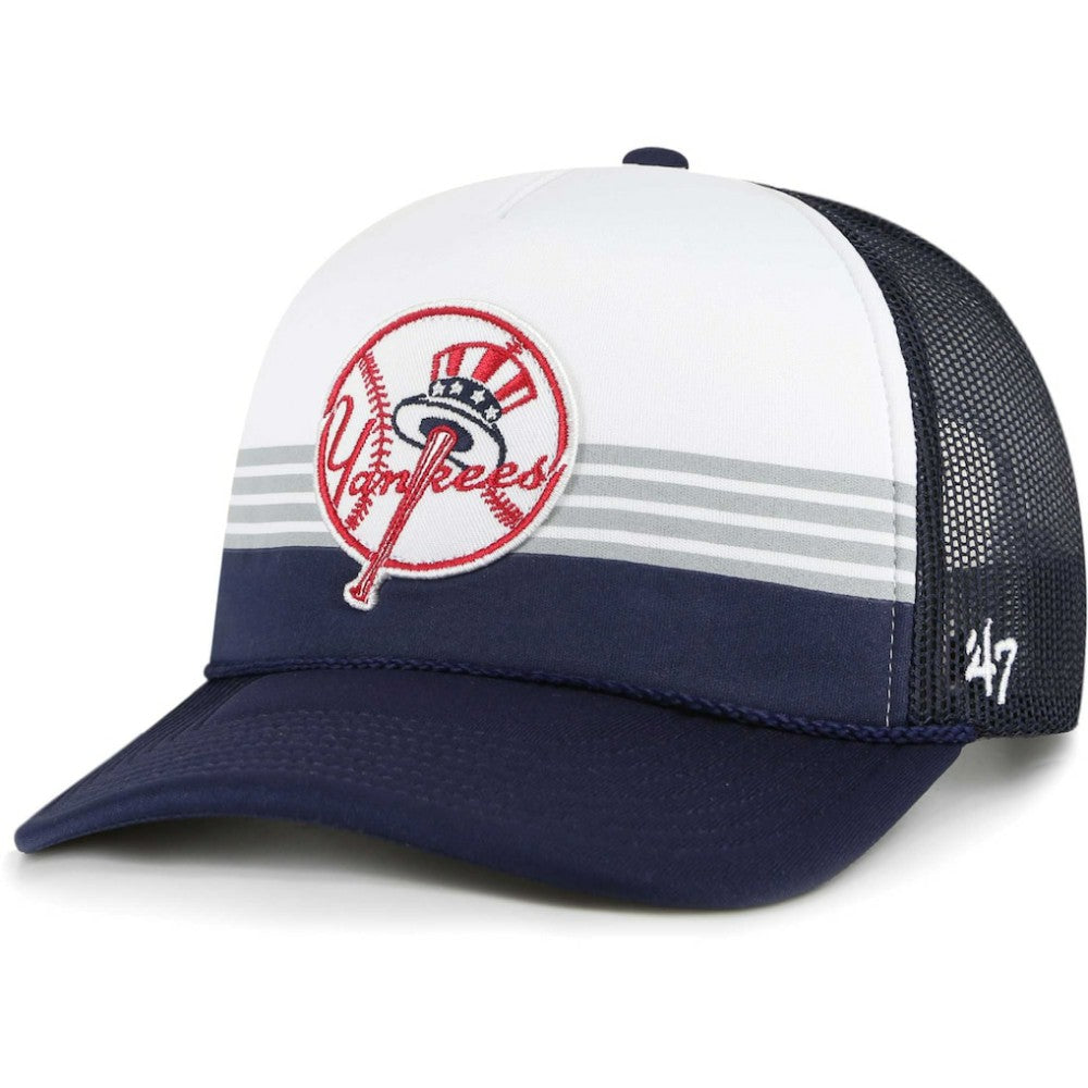New York Yankees Lift Off Foam Front Mesh Trucker Adjustable Hat Navy