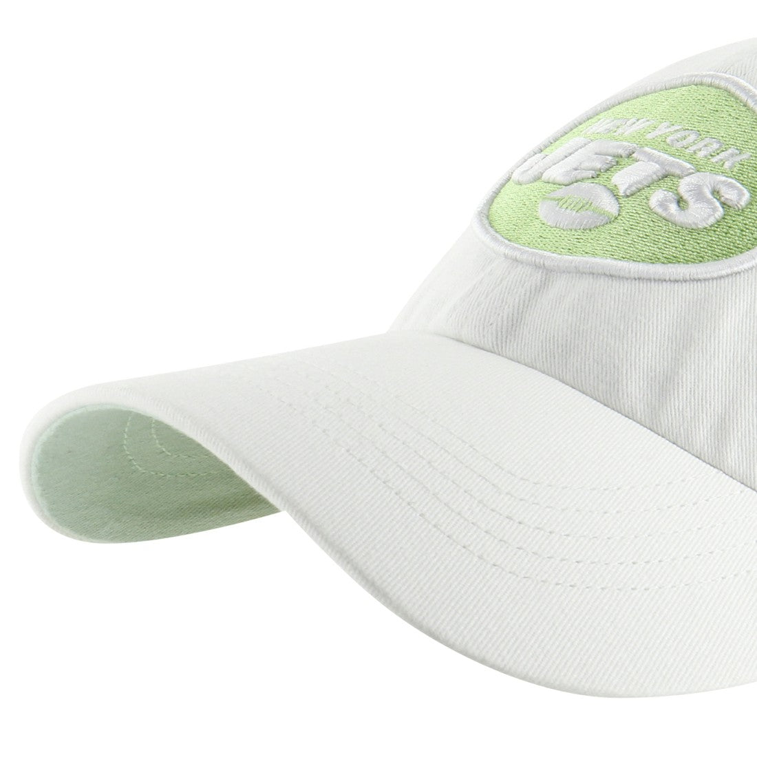 New York Jets '47 Women's Ballpark Cheer Clean Up Adjustable Hat - White sale
