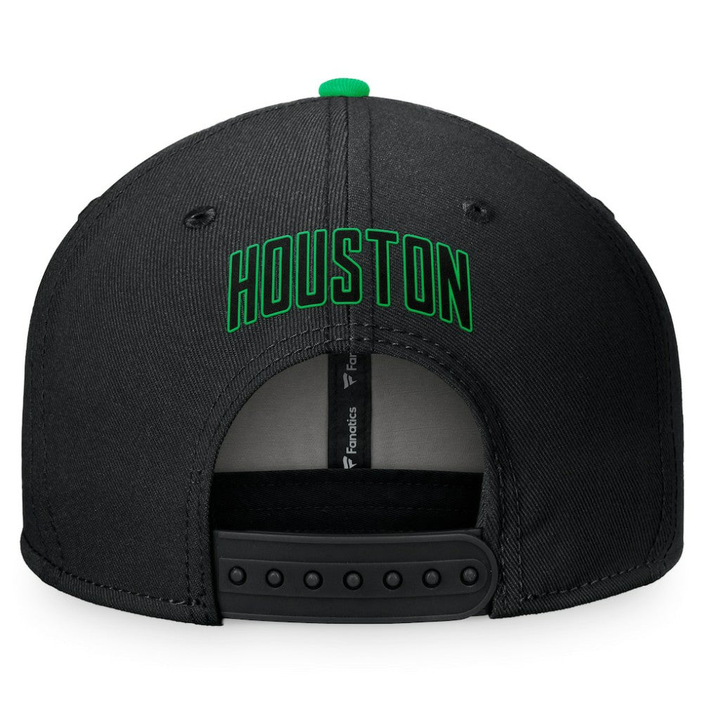 Houston Astros Lucky Snapback Hat Black/Kelly Green