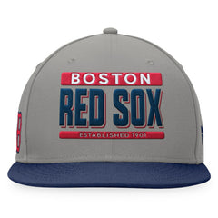 Boston Red Sox Line Drive Two-Tone Snapback Hat Gray/Navy