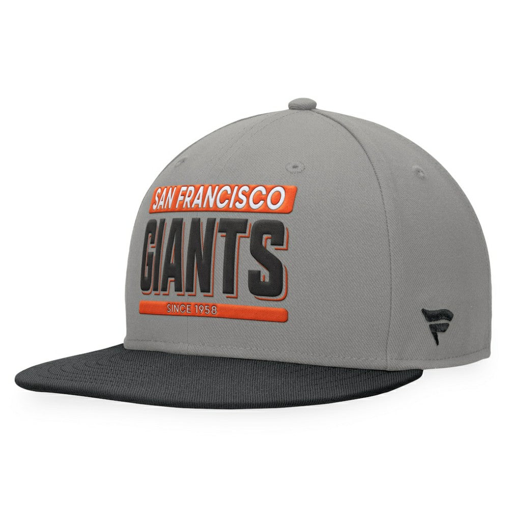 San Francisco Giants Line Drive Two-Tone Snapback Hat Gray/Black