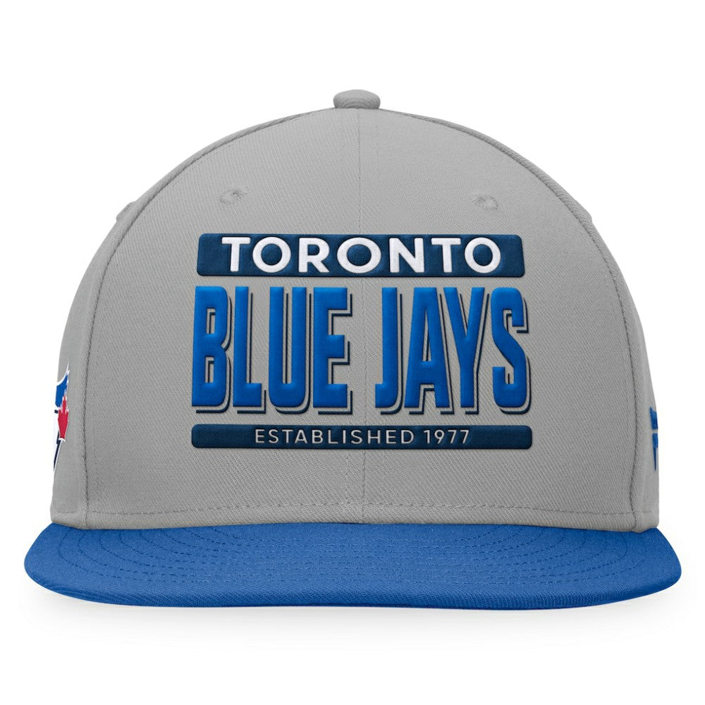 Toronto Blue Jays Line Drive Two-Tone Snapback Hat Gray/Royal