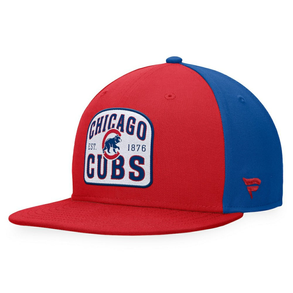 Chicago Cubs Cycle Snapback Hat Red/Royal