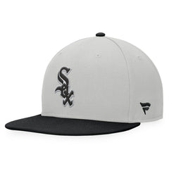 Chicago White Sox Glory Days Two-Tone Snapback Hat Gray/Black