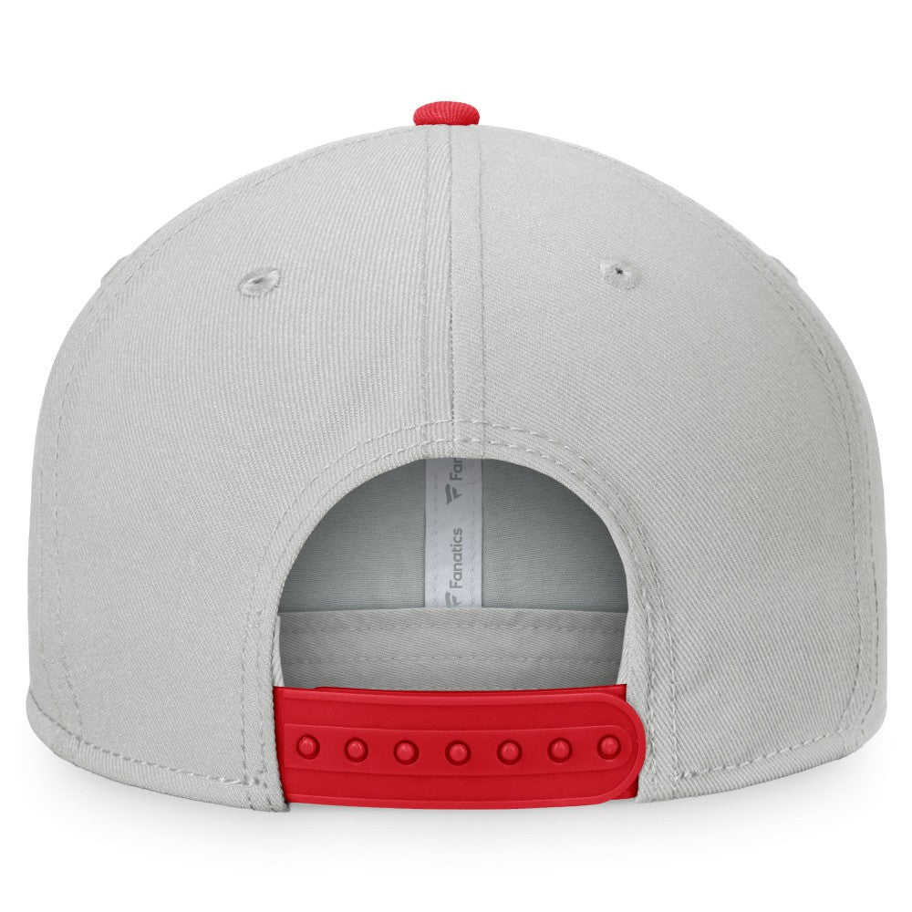 Los Angeles Angels Glory Days Two-Tone Snapback Hat Gray/Red
