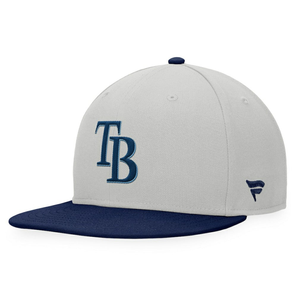 Tampa Bay Rays Glory Days Two-Tone Snapback Hat Gray/Navy
