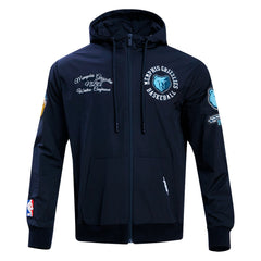 Memphis Grizzlies Pro Standard Hybrid Full-Zip Hoodie - Navy sale