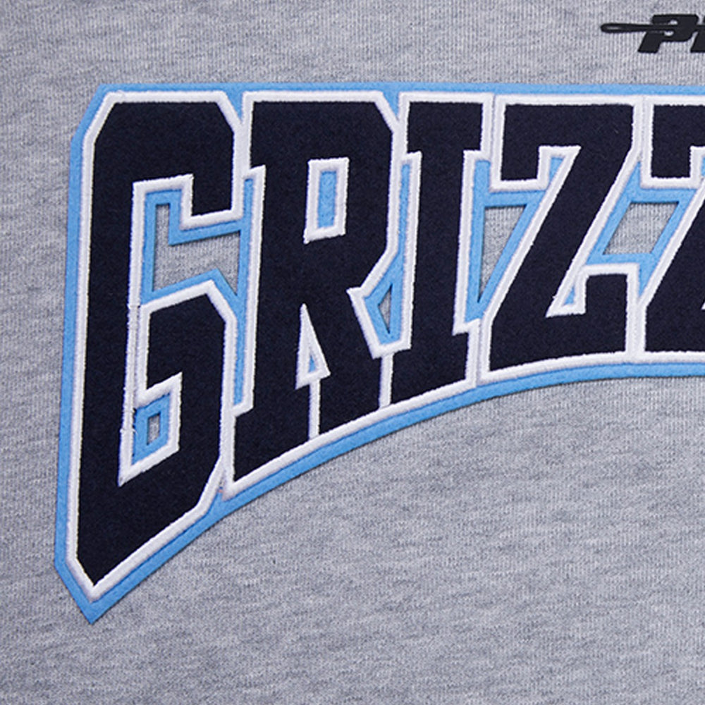 Memphis Grizzlies Pro Standard Crest Emblem Pullover Sweatshirt - Heather Gray discount
