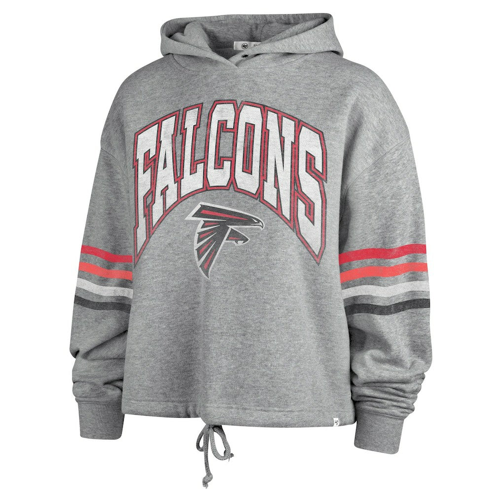 Atlanta Falcons '47 Women's Upland Bennett Pullover Hoodie - Heather Gray online