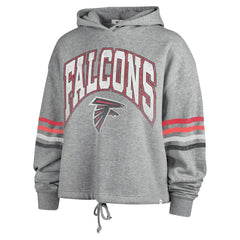 Atlanta Falcons '47 Women's Upland Bennett Pullover Hoodie - Heather Gray online
