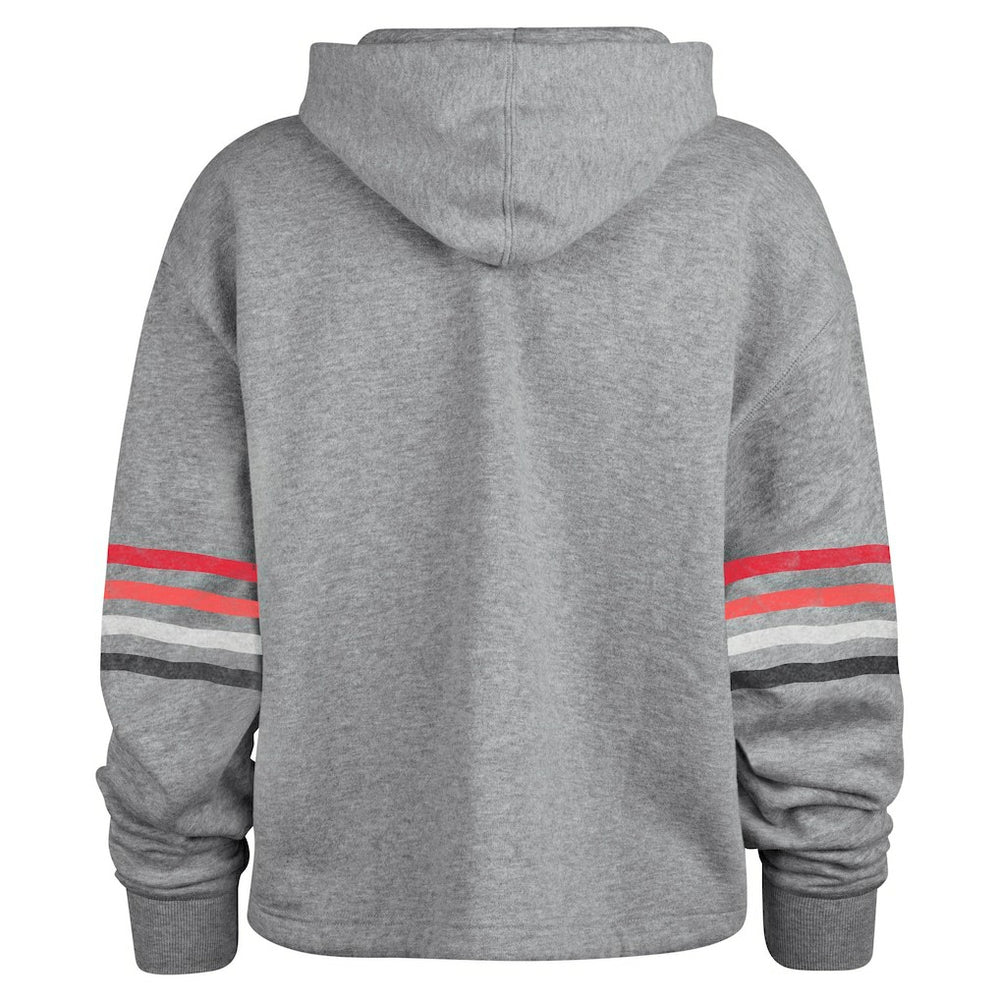 Atlanta Falcons '47 Women's Upland Bennett Pullover Hoodie - Heather Gray online