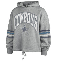 Dallas Cowboys '47 Women's Upland Bennett Pullover Hoodie - Heather Gray outlet