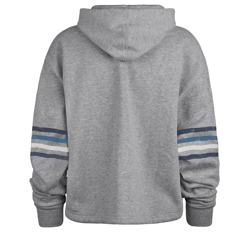 Dallas Cowboys '47 Women's Upland Bennett Pullover Hoodie - Heather Gray outlet