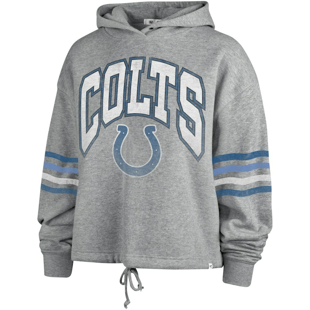 Indianapolis Colts '47 Women's Upland Bennett Pullover Hoodie - Heather Gray cheap
