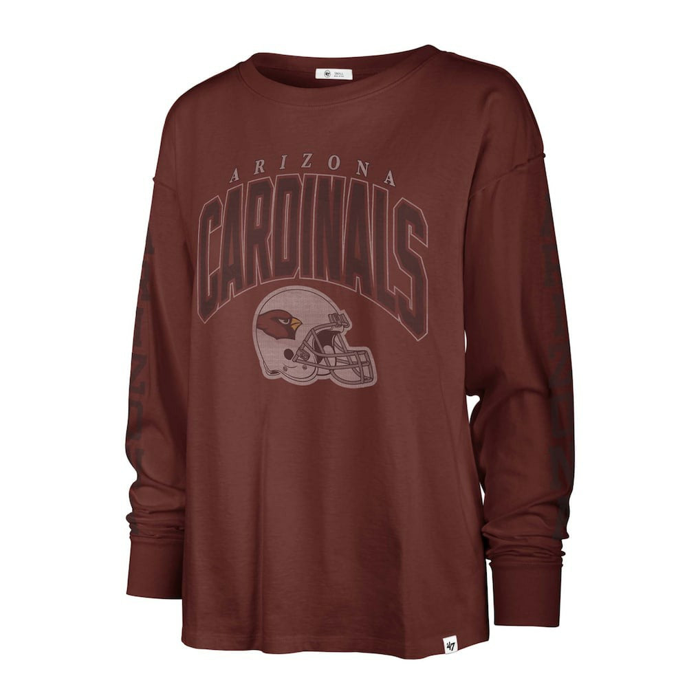 Arizona Cardinals '47 Women's Tom Cat Lightweight Long Sleeve T-Shirt - Cardinal on sale