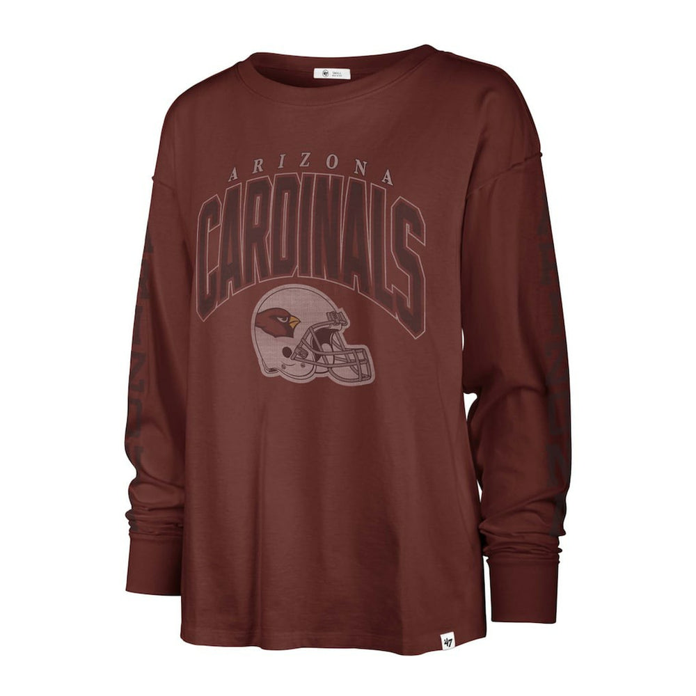 Arizona Cardinals '47 Women's Tom Cat Lightweight Long Sleeve T-Shirt - Cardinal on sale