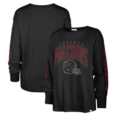 Atlanta Falcons '47 Women's Tom Cat Lightweight Long Sleeve T-Shirt - Black sale