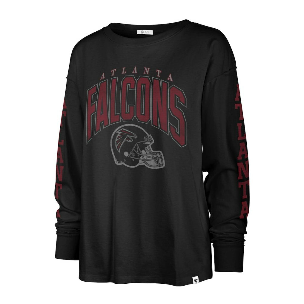 Atlanta Falcons '47 Women's Tom Cat Lightweight Long Sleeve T-Shirt - Black sale