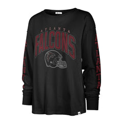 Atlanta Falcons '47 Women's Tom Cat Lightweight Long Sleeve T-Shirt - Black sale