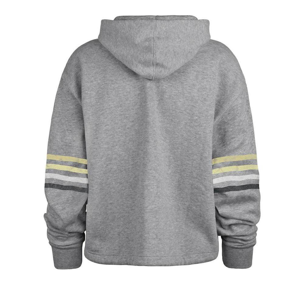 New Orleans Saints '47 Women's Upland Bennett Pullover Hoodie - Heather Gray cheap