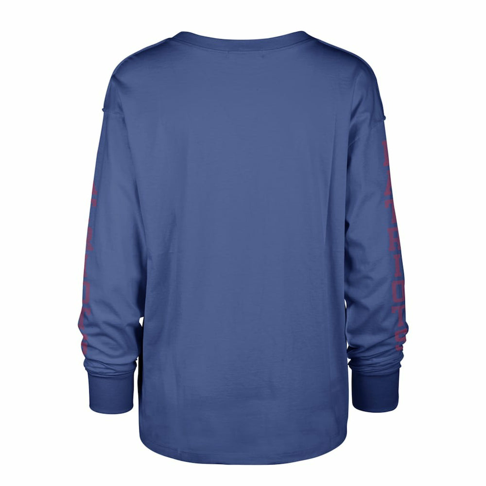 New England Patriots '47 Women's Tom Cat Lightweight Long Sleeve T-Shirt - Royal on sale