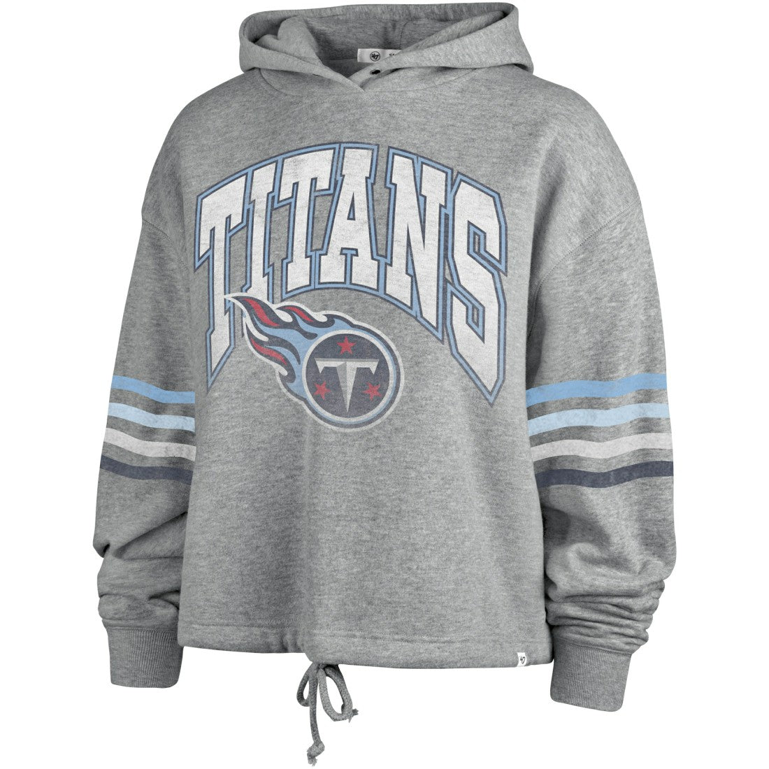 Tennessee Titans '47 Women's Upland Bennett Pullover Hoodie - Heather Gray online