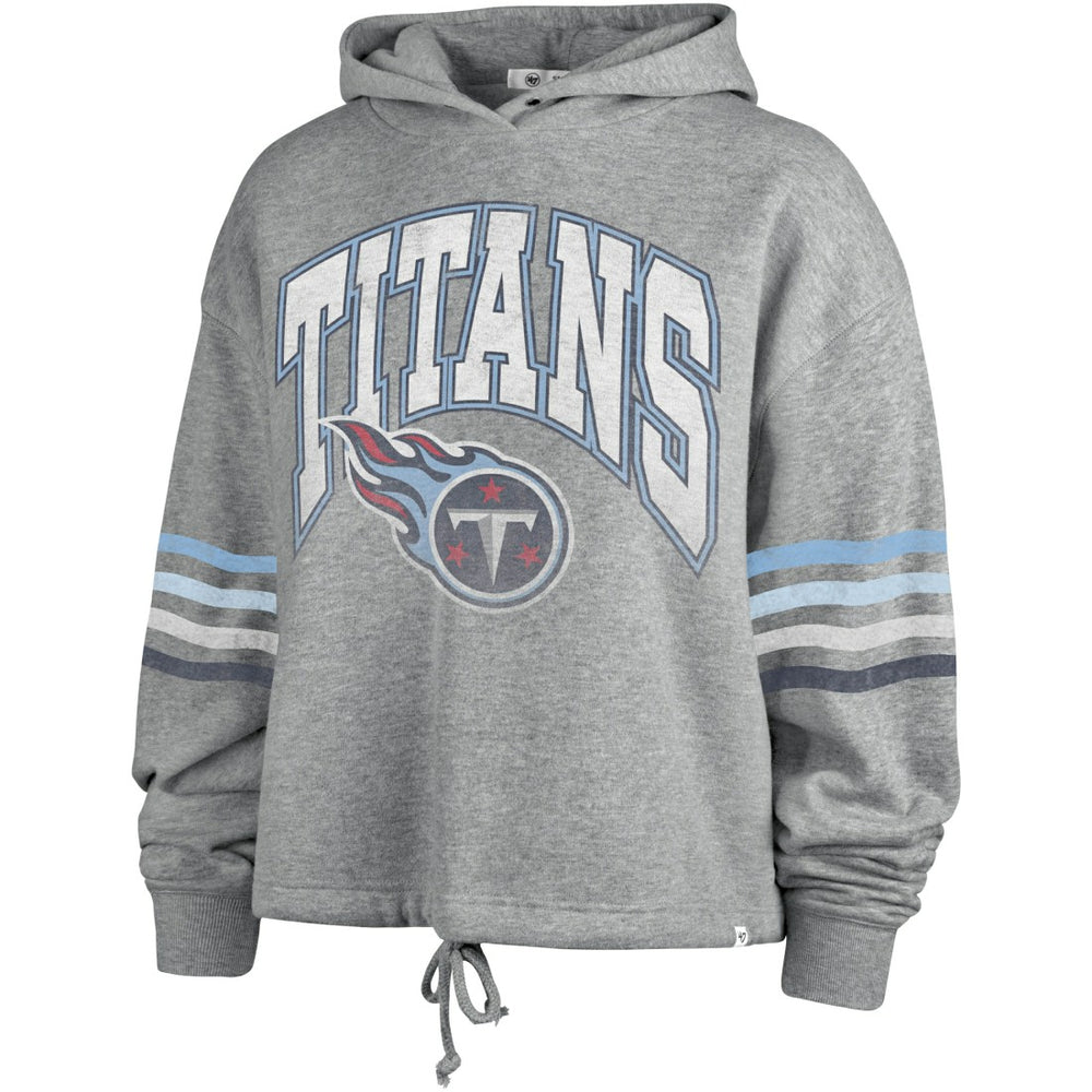 Tennessee Titans '47 Women's Upland Bennett Pullover Hoodie - Heather Gray online