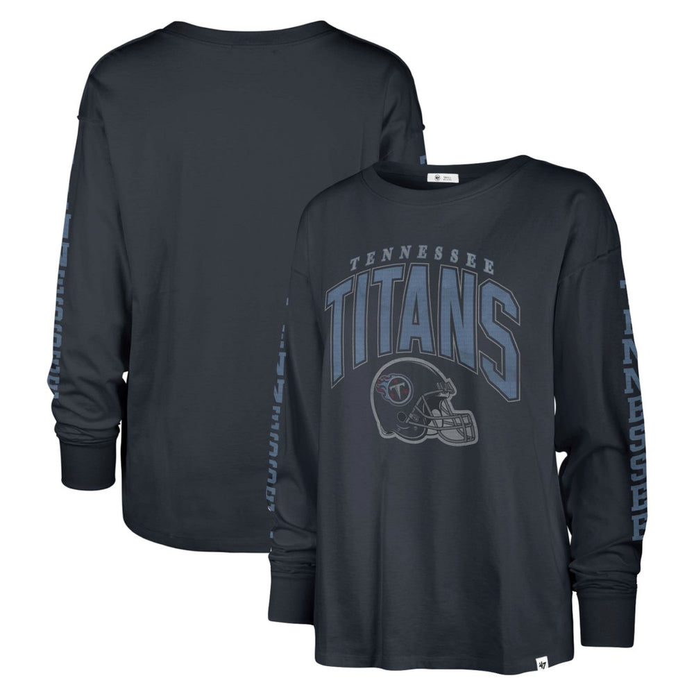 Tennessee Titans '47 Women's Tom Cat Lightweight Long Sleeve T-Shirt - Navy outlet