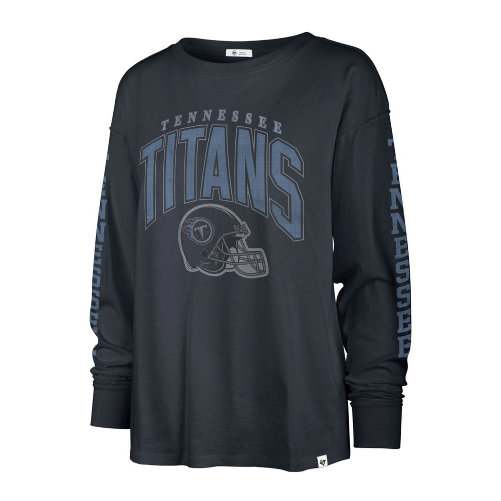 Tennessee Titans '47 Women's Tom Cat Lightweight Long Sleeve T-Shirt - Navy outlet