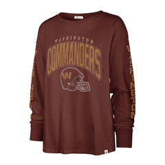 Washington Commanders '47 Women's Tom Cat Lightweight Long Sleeve T-Shirt - Burgundy for sale