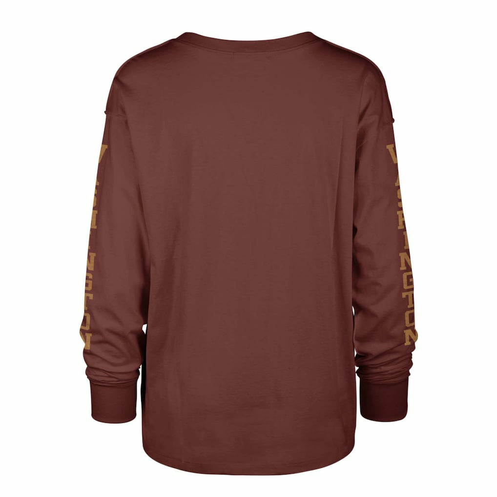 Washington Commanders '47 Women's Tom Cat Lightweight Long Sleeve T-Shirt - Burgundy for sale