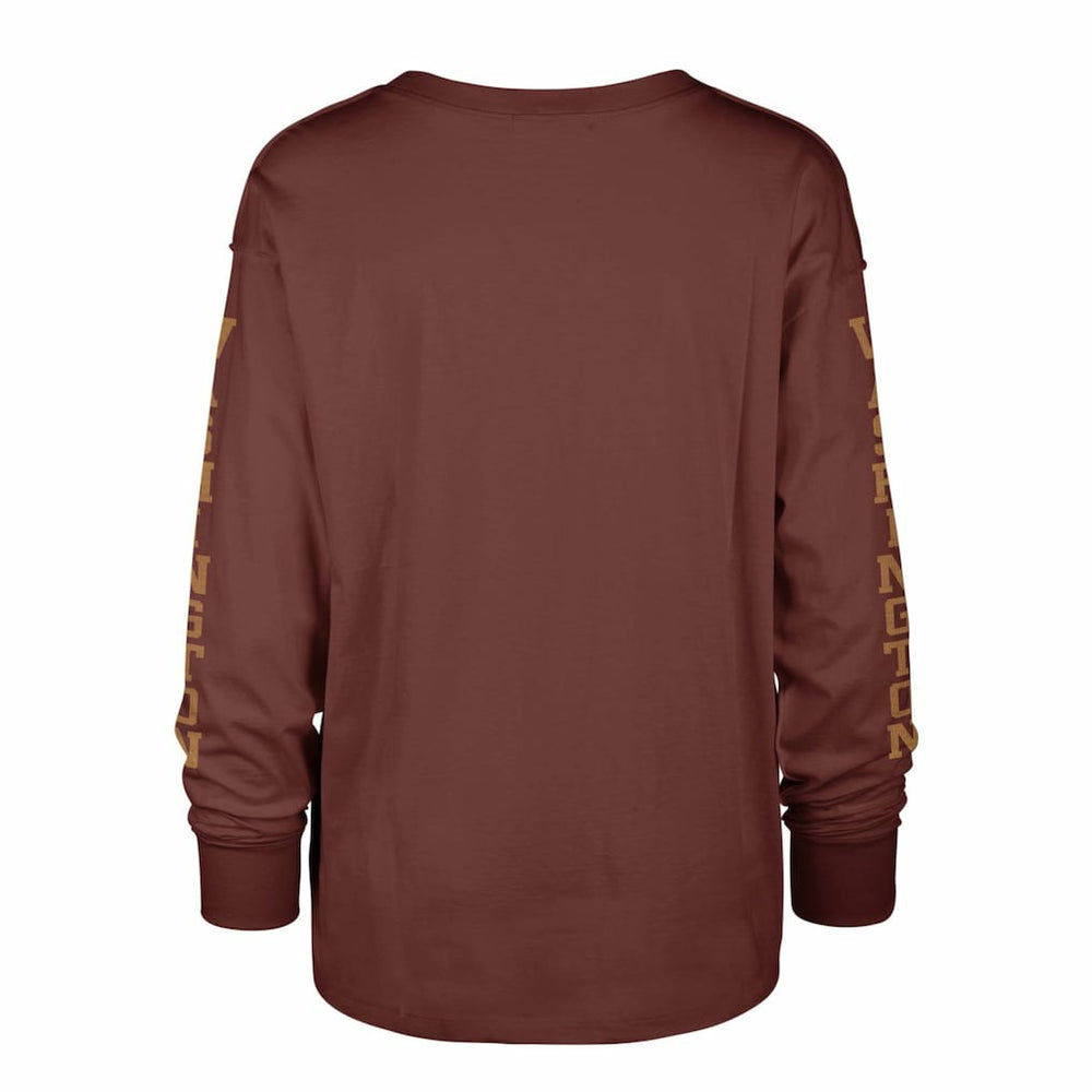 Washington Commanders '47 Women's Tom Cat Lightweight Long Sleeve T-Shirt - Burgundy for sale