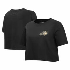 Phoenix Suns Pro Standard Women's Holiday Glam Boxy T-Shirt - Black outlet