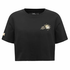 Phoenix Suns Pro Standard Women's Holiday Glam Boxy T-Shirt - Black outlet