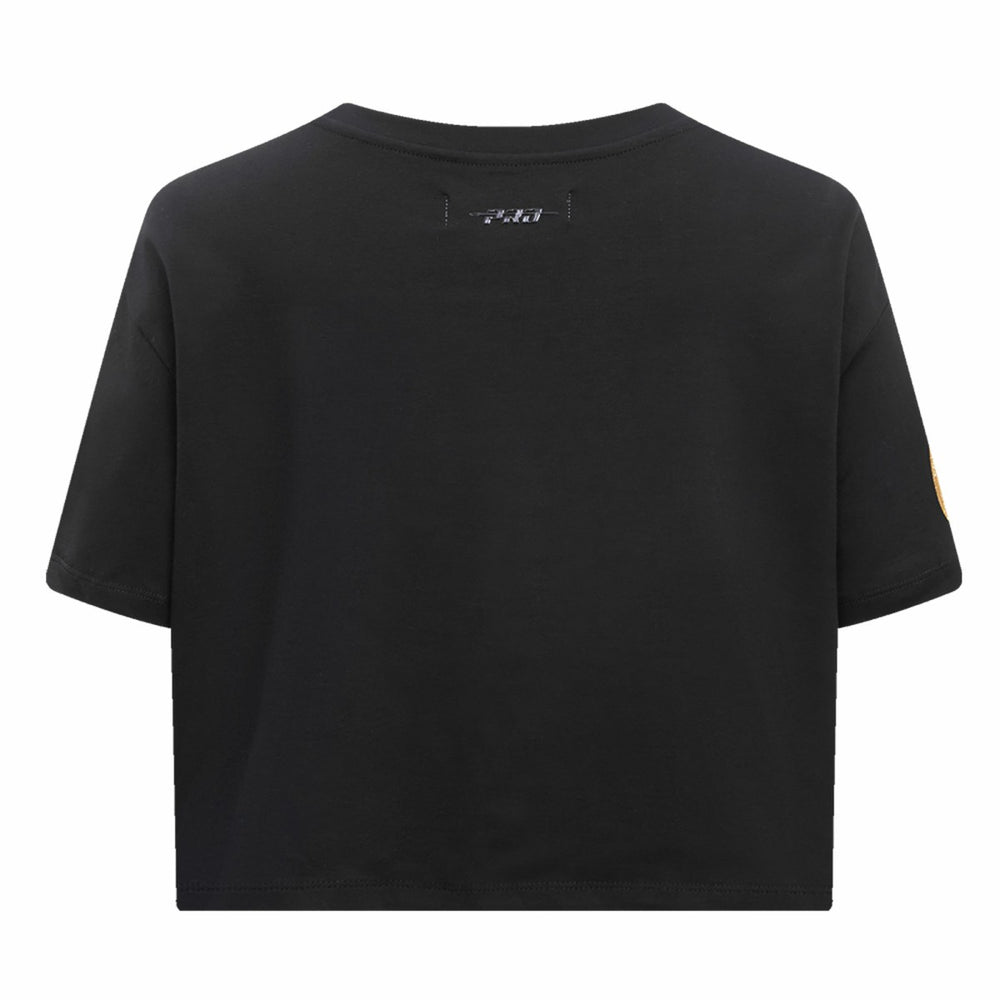 Milwaukee Bucks Pro Standard Women's Holiday Glam Boxy T-Shirt - Black shop