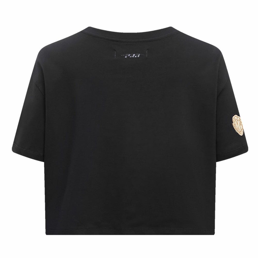 Memphis Grizzlies Pro Standard Women's Holiday Glam Boxy T-Shirt - Black cheap