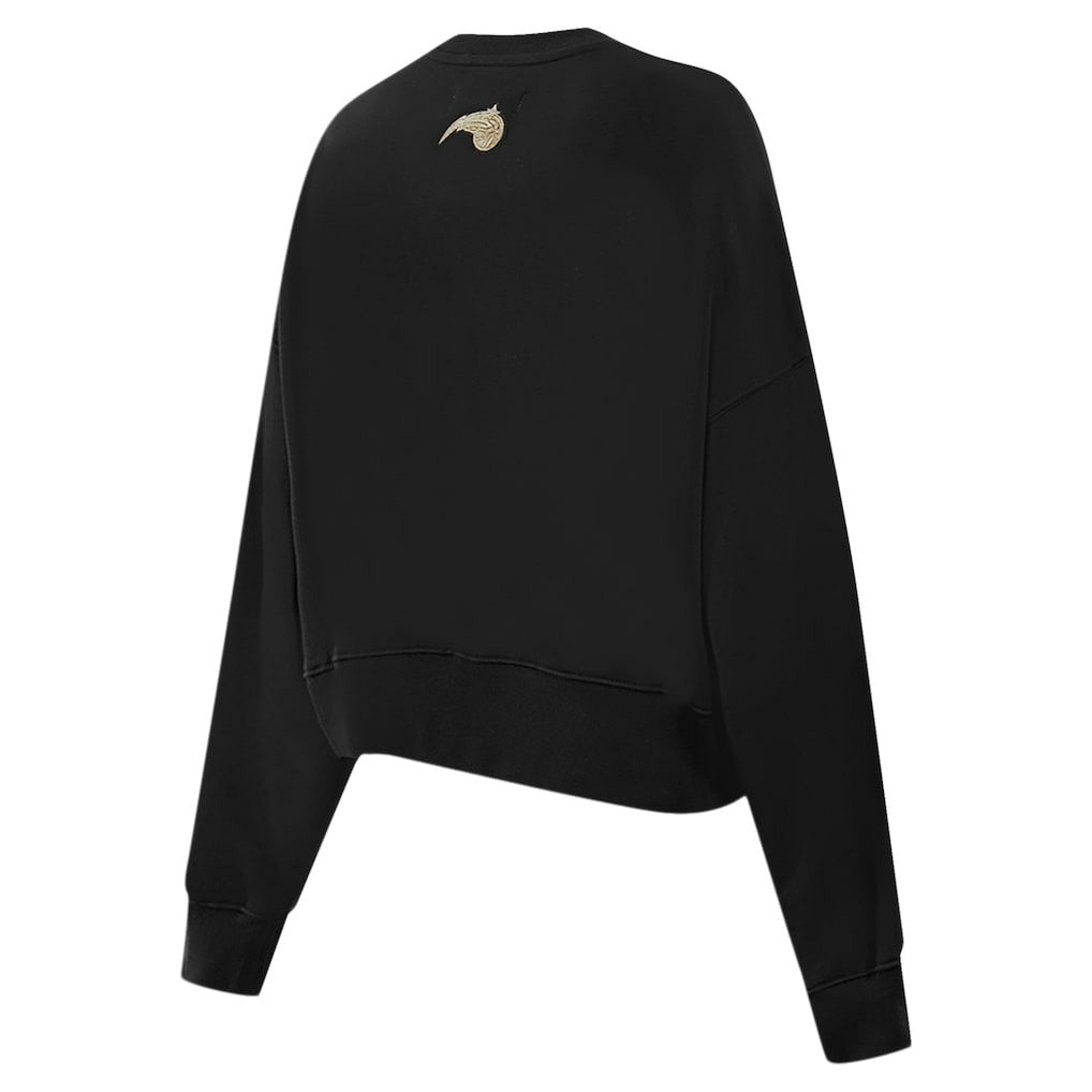 Orlando Magic Pro Standard Women's Glam Cropped Pullover Sweatshirt - Black cheap