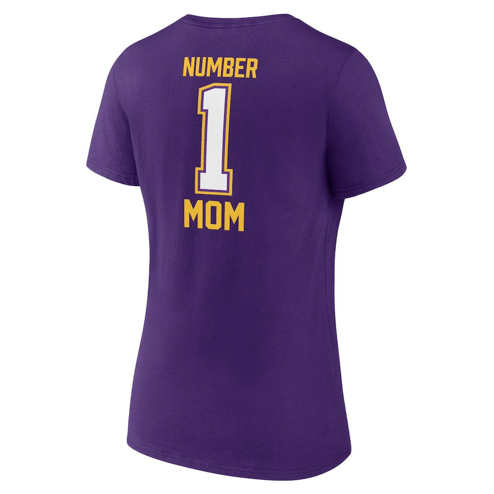 Minnesota Vikings Women's Mother's Day V-Neck T-Shirt - Purple online