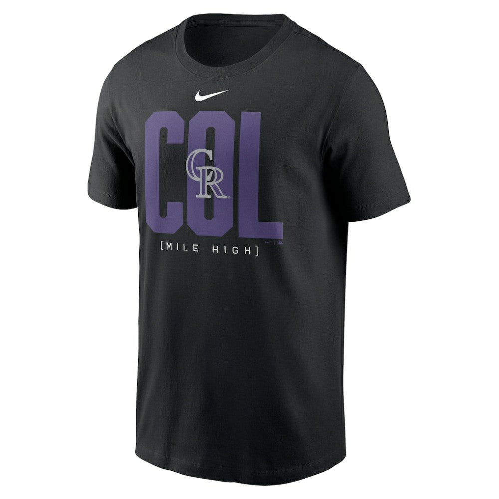 Colorado Rockies Scoreboard T-Shirt Black